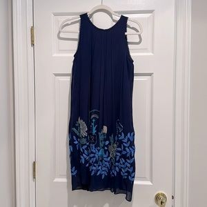 Anthropologie Embroidered Beaded Dress